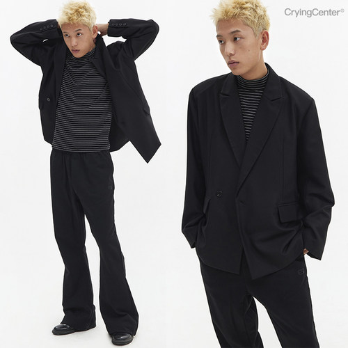 cryingcenter宽肩西装