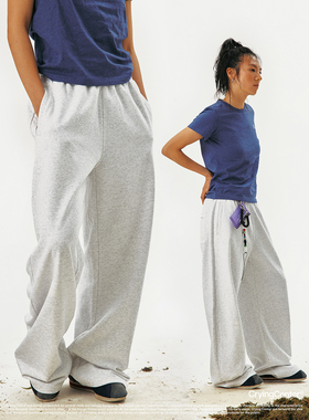 CryingCenter logo弯刀版型卫裤运动休闲长裤 哭喊中心