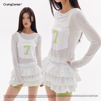 长袖青春流行薄半透女