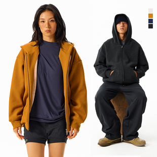 哭喊中心 男女款 CryingCenter 低领口空气绒大轮廓加绒卫衣