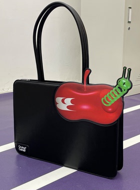 CryingCenter 苹果虫异形电脑包 黑色小号大号 哭喊中心