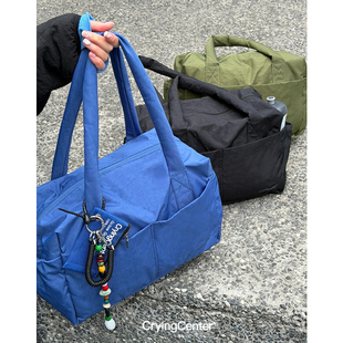 CryingCenter  单肩手提大容量托特通勤多用途行李健身包小号