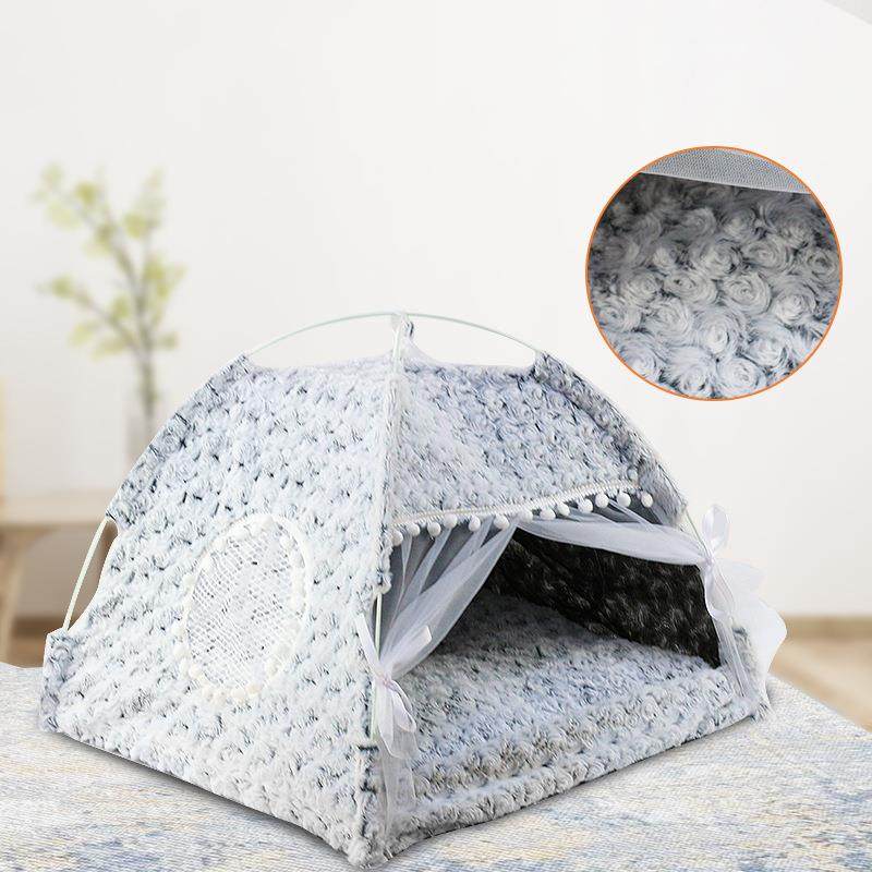宠物用品毛毡猫窝半封闭狗窝可拆洗宠物帐篷猫咪生活用品宠物窝垫,宠物/宠物食品及用品,猫窝/屋/帐篷/沙发,淘宝优惠券,粉丝福利购,淘宝优惠卷