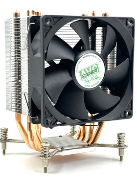 AVC 纯铜4热管静音cpu散热器主机风扇铜管1155 2011 1700CPU风扇