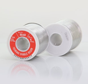 全新友邦焊锡丝 红60/40低熔点 高亮度 活性锡铅1000克 活性焊锡