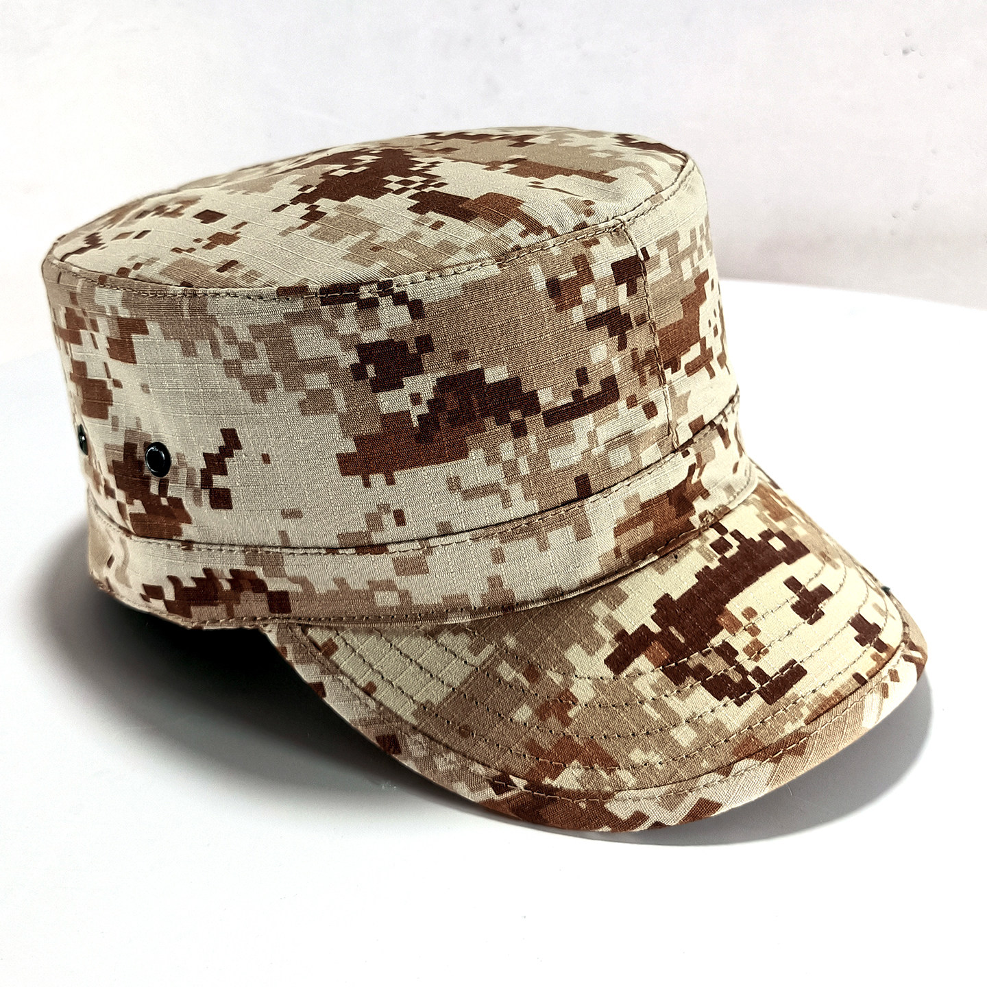 军迷美军调节迷彩小兵帽子防晒战术作训男款定制大头围棒球鸭舌帽