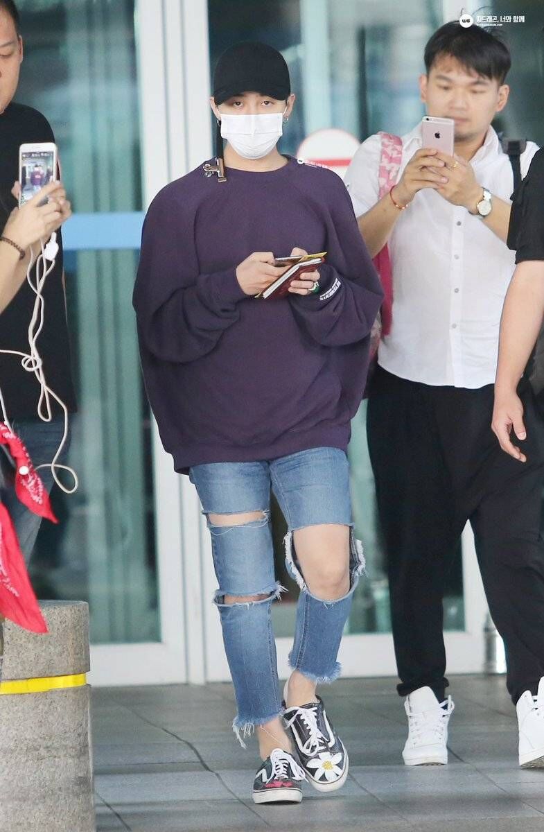Bigbang权志龙同款紫色套头卫衣
