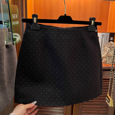 miu系千金风波点a字毛呢半身短裙