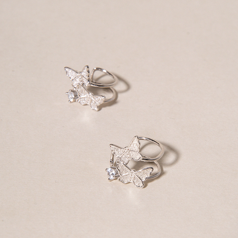 LLab蝴蝶耳骨夹精灵耳饰