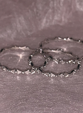 LLab s925银 敲精致迷你的磨砂蝴蝶结拼接戒指极细细圈叠戴指环