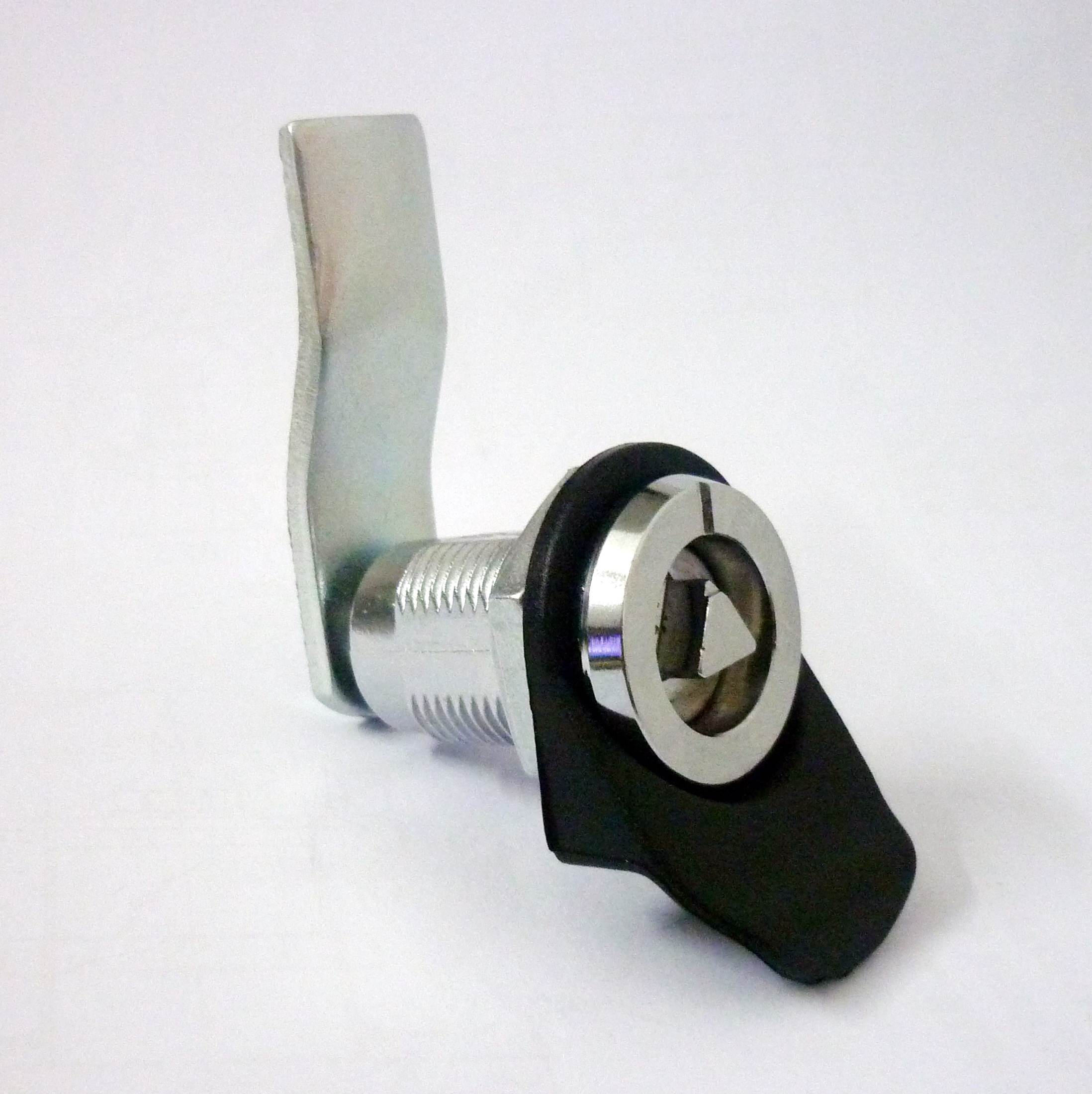 李嘉洋压缩式柜门锁三角锁灯箱锁