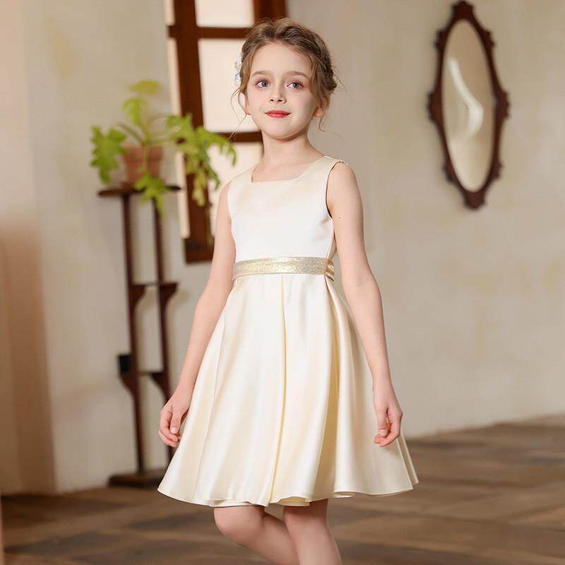 法国MIWEIKE 新款夏季儿童背心裙女童学生公主裙子男童演出礼服