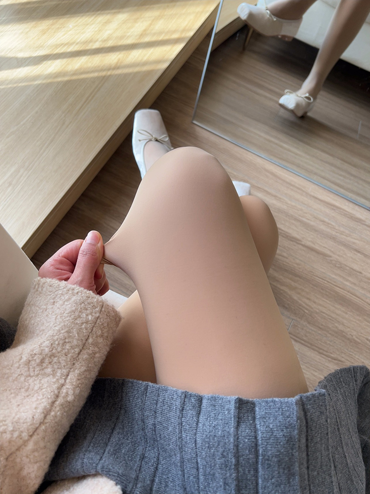 高密针织显瘦保暖光腿神器