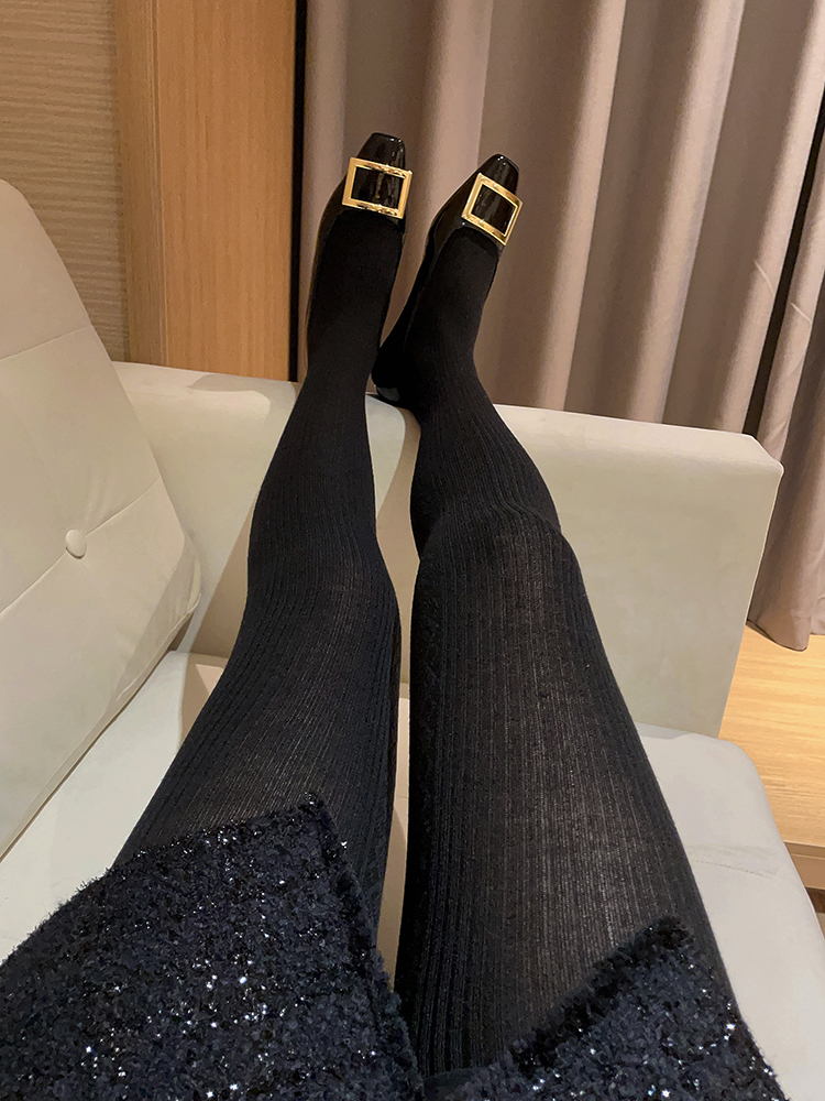 羊绒羊毛混纺保暖显瘦打底袜连裤