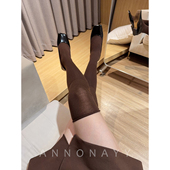 轻薄保暖莱赛尔羊毛混纺堆堆过膝长筒袜秋冬大腿袜配长靴AZ367