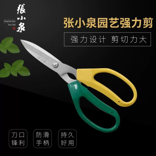 张小泉剪刀家用强力剪园艺剪修枝叶剪刀花店修剪花卉园林剪厨房剪