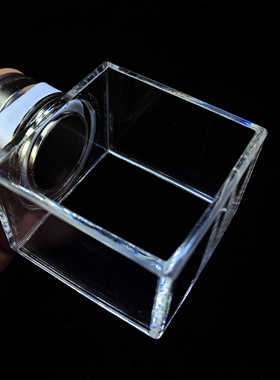 鱼缸磁吸式喂食圈适合有缸盖的鱼缸强磁亚克力投喂圈防鱼饲料扩散