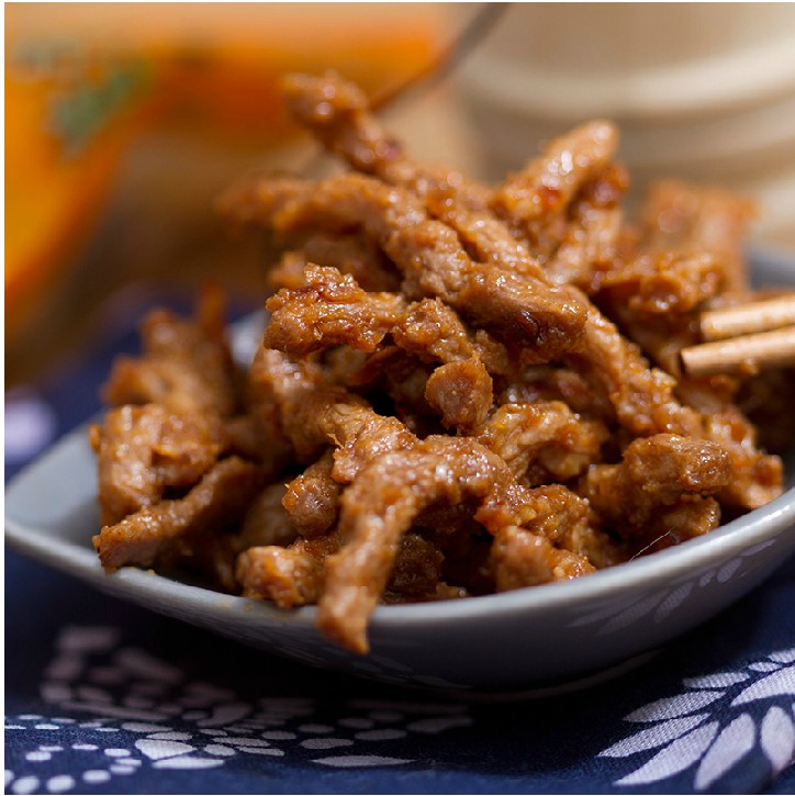 上海特產小吃 功德林漁香肉絲凈素食食品 魚香肉絲 豆制品 160g
