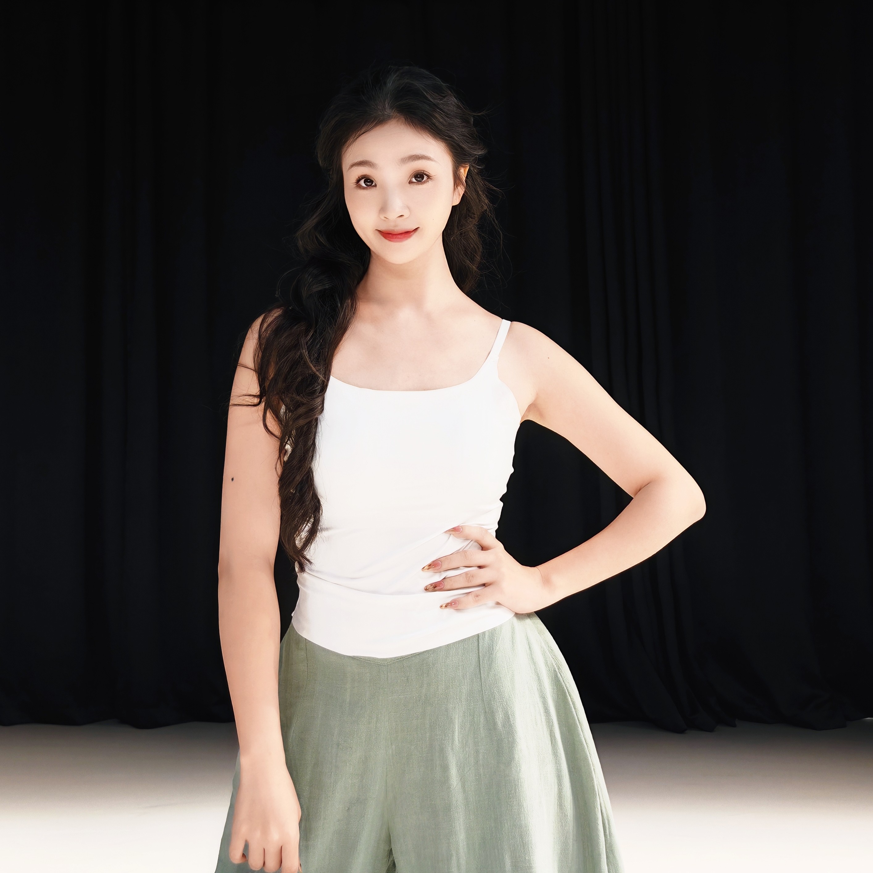 舞梦繁花固定杯无痕美背冰丝小吊带长款背心带胸垫裹胸显瘦打底衫,女士内衣/男士内衣/家居服,保暖背心,淘宝优惠券,粉丝福利购,淘宝优惠卷