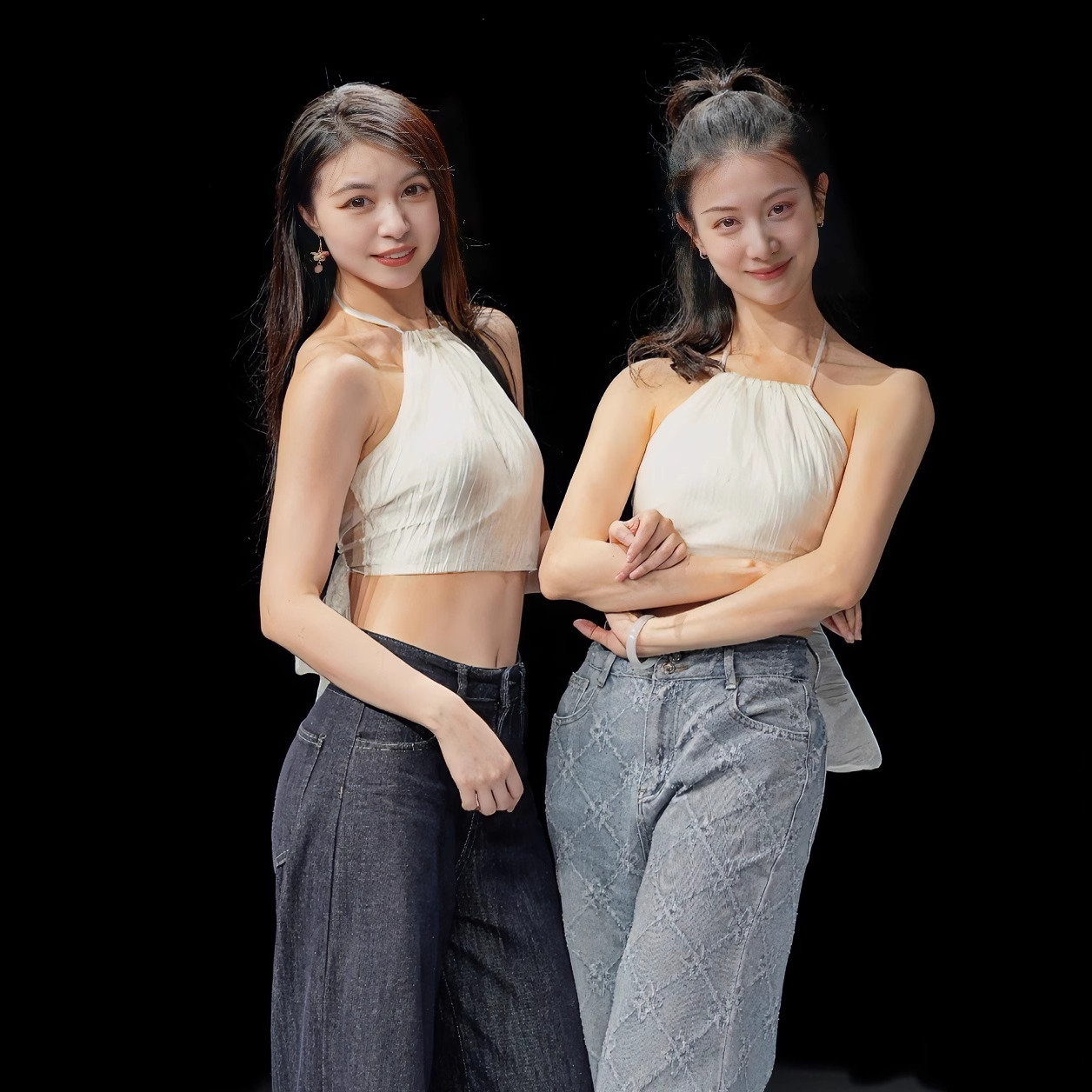 舞梦繁花吊带内搭内衣挂脖姐妹装