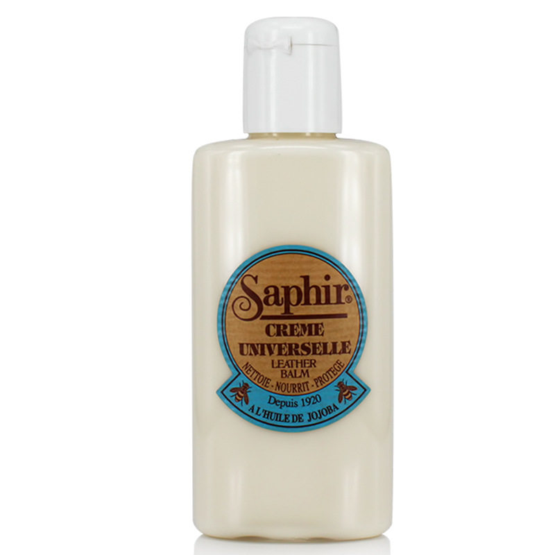 法国saphir莎菲雅清洁护理鞋油保养油光面皮牛皮护理皮革保养乳