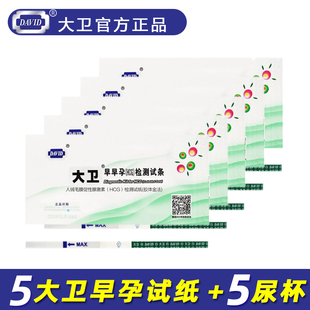 大卫早孕试纸验孕试纸测孕纸验孕棒验孕试纸测试怀孕试孕纸备孕