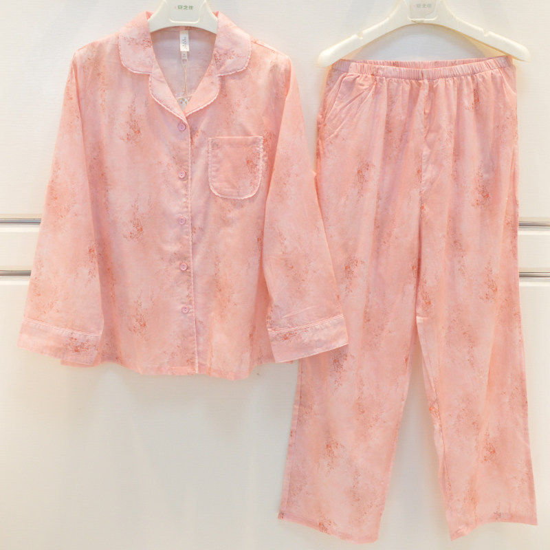 妮可雅睡衣2026春夏女士全棉巴厘纱薄款清凉高贵优雅长袖居家服套