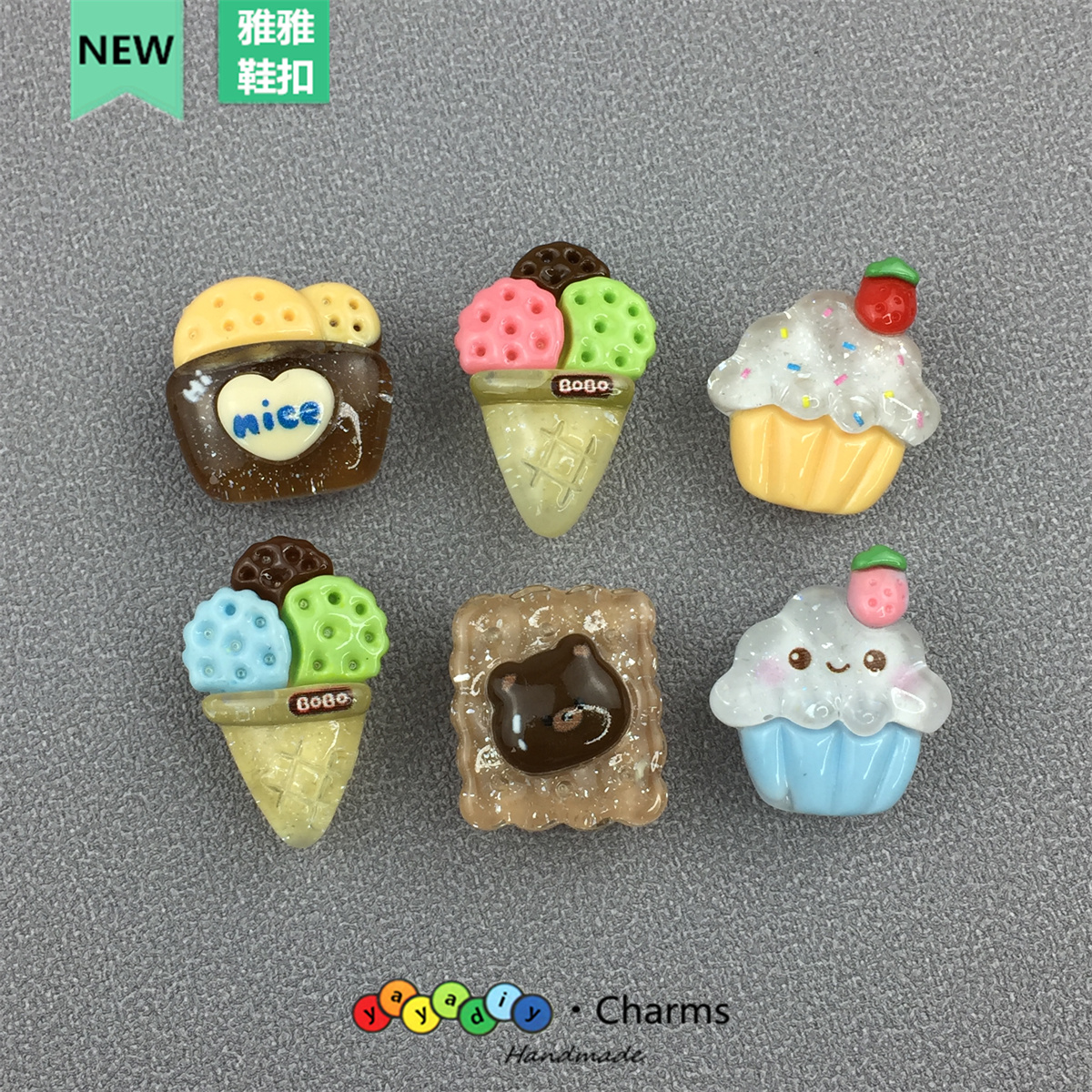 雅雅diy洞洞鞋扣自制可爱