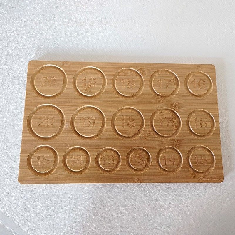 跨境木质手串设计盘多格DIY文玩手链盘工艺珠宝仪表盘串珠托盘