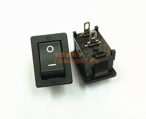 日本EDK进口船型 翘板开关 2脚2档 KCD1-101 电源开关