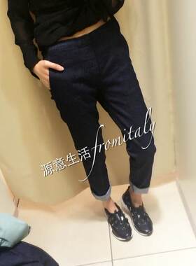 现货意大利外穿打底裤宽版舒适女