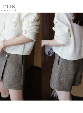 PKH.HK 冬季 特 我和小助理大爱敲显瘦配靴温暖设计羊毛裙裤靴裤