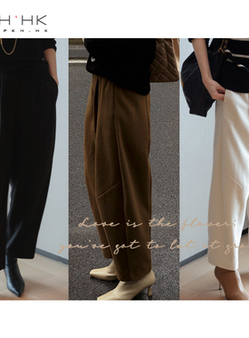 PKH.HK特 秋冬季 大梨子友好贯穿冬季配靴温暖厚质时装锥形裤三色