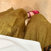 PKH.HK特新重磅人手一件穿在夏天人丝龟裂香云纱薯莨染九分休闲裤