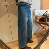 PKH.HK特 九分直筒牛仔裤 冬季 口碑返场配靴温暖磨毛经典