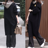 PKH.HK特新冬季 日杂通勤气质2WAYS假两件可拆背帽羊绒羊毛长大衣