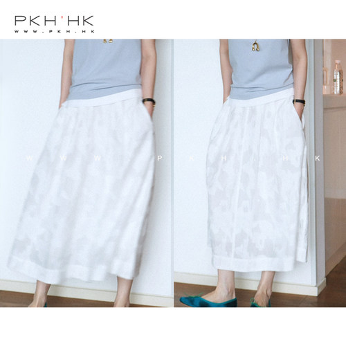 大爱这块A字夏季PKH.HK伞裙高JI