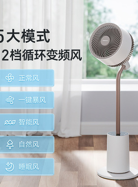 韩国DAEWOO大宇空气循环扇家用台立式遥控摇头涡轮对流扇电风扇