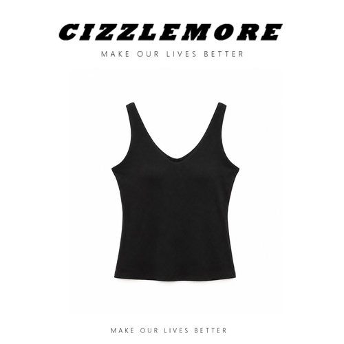 CIZZLEMORE【调节器】带胸垫吊带背心舒适新款弹力无痕打底可外穿