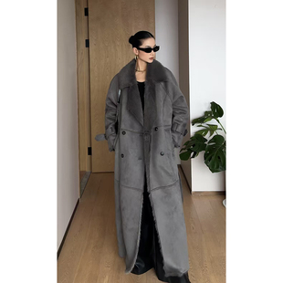 CIZZLEMORE 托斯卡纳环保皮毛一体防风保暖大衣外套 富士山下