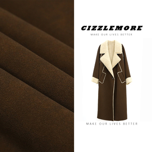 大衣 皮毛一体加厚外套羊羔毛宽松显瘦长款 CIZZLEMORE 凛冬恋歌