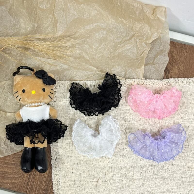 10cm棉花娃娃纱裙毛绒公仔着替图片