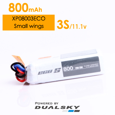 上海双天XP08003ECO,11.1V 800mAh,3S遥控固定翼飞机航拍 25C锂电