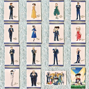 明信片原画秀一毛利兰灰原哀琴酒安室透新一基德柯南周边 日本代购