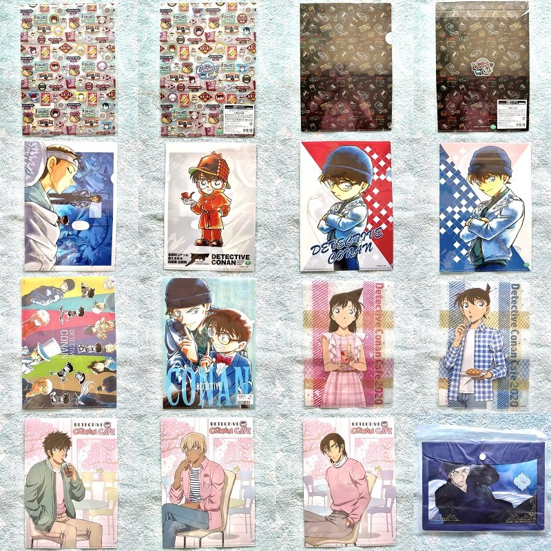日本代购文具文件夹原画秀一安室透灰原哀基德毛利兰新一柯南周边