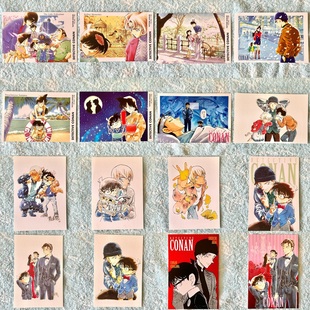 明信片原画秀一毛利兰灰原哀琴酒安室透新一有希柯南周边 日本代购