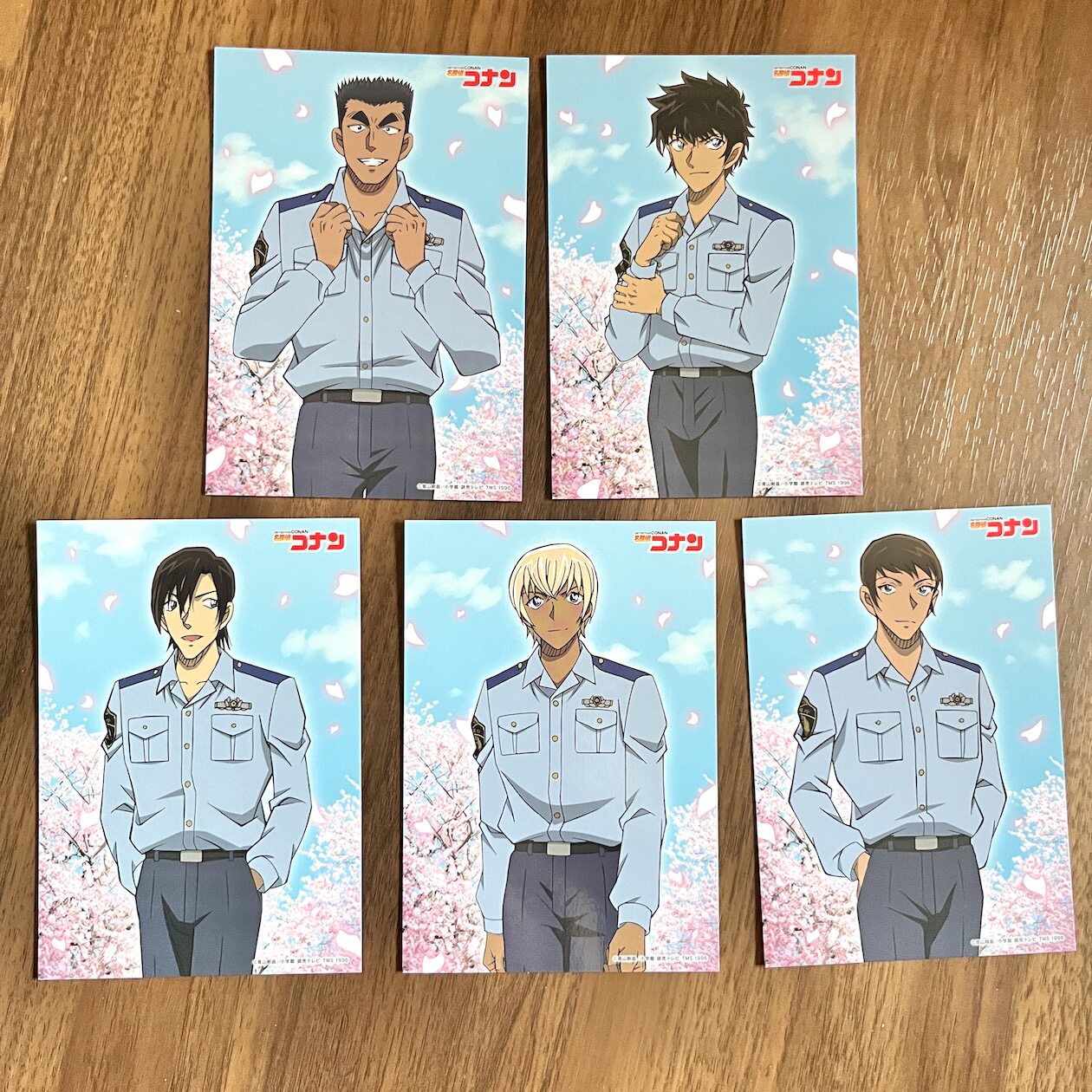 日本代购相卡警校五人组安室透松田景光萩原伊达名侦探柯南周边