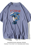 白底夏季新款潮牌ins全棉百搭情侣圆领短袖T恤T1018P25控38，男装T恤，电商A247-1