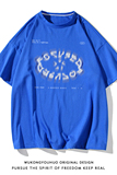 白底夏季新款青春时尚印花全棉百搭情侣短袖T恤T1016P25控38，男装T恤，电商A247-1