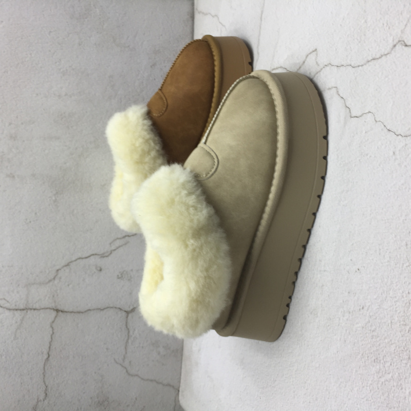 品牌撤柜2025冬季新款断码处理女鞋松糕底防滑时尚厚绒保暖雪地靴